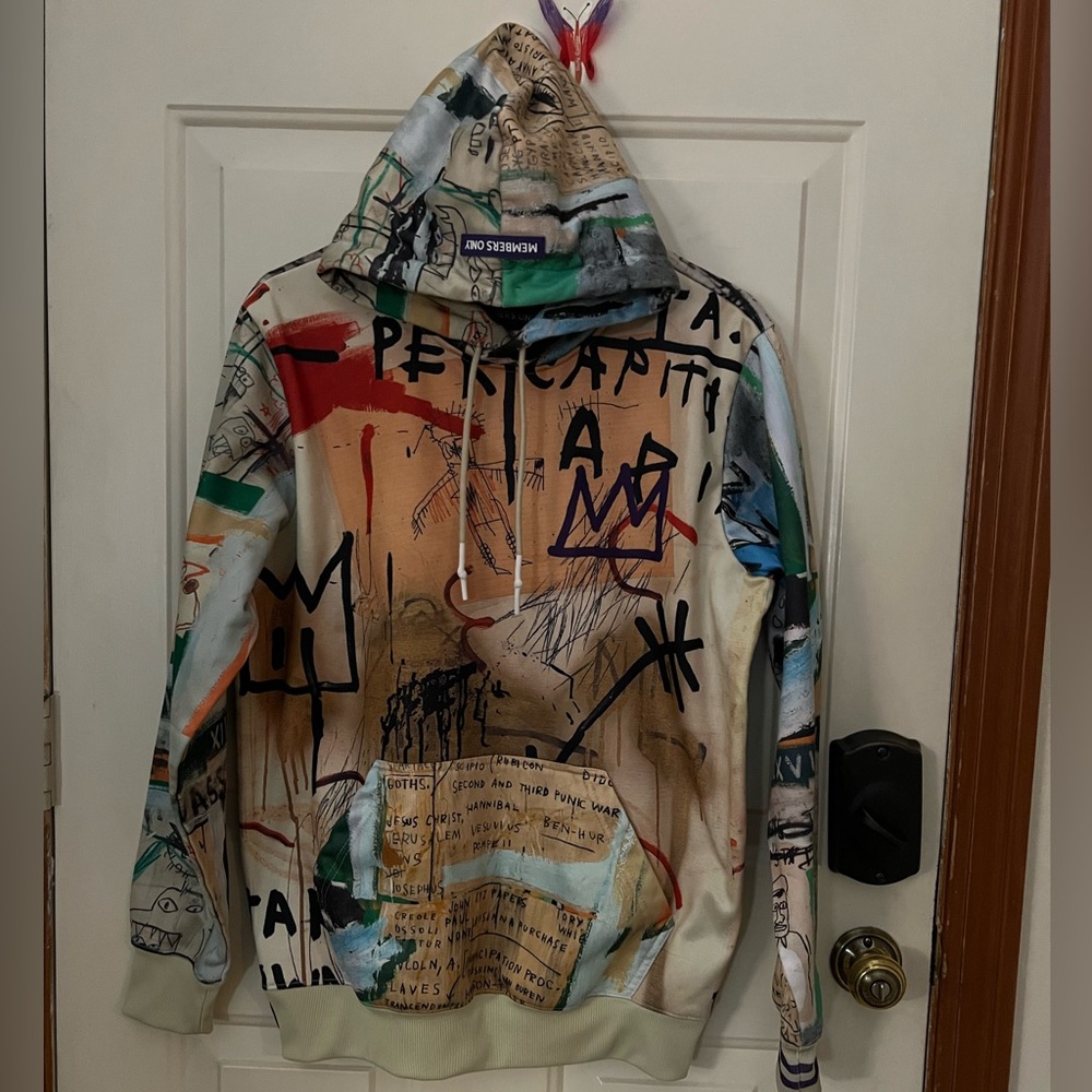 Jean-Michel Basquiat + Members Only Hoodie